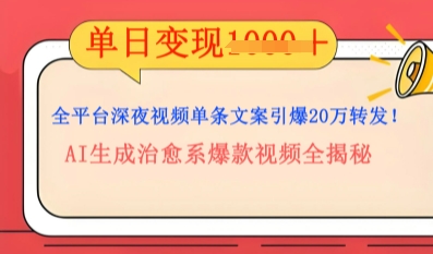 全网平台深夜文案新蓝海：DeepSeek形成上百万播放率经典话语，治愈系动漫具体内容增粉速度更快4倍