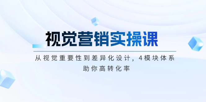 （14146期）视觉设计实操课, 从视觉必要性到差异化经营, 4控制模块管理体系, 帮助你高转换率